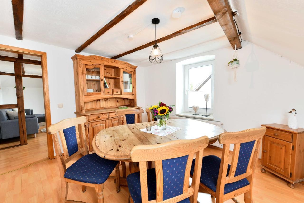 Ferienwohnung Im Alten Bauernhaus ليندلار المظهر الخارجي الصورة